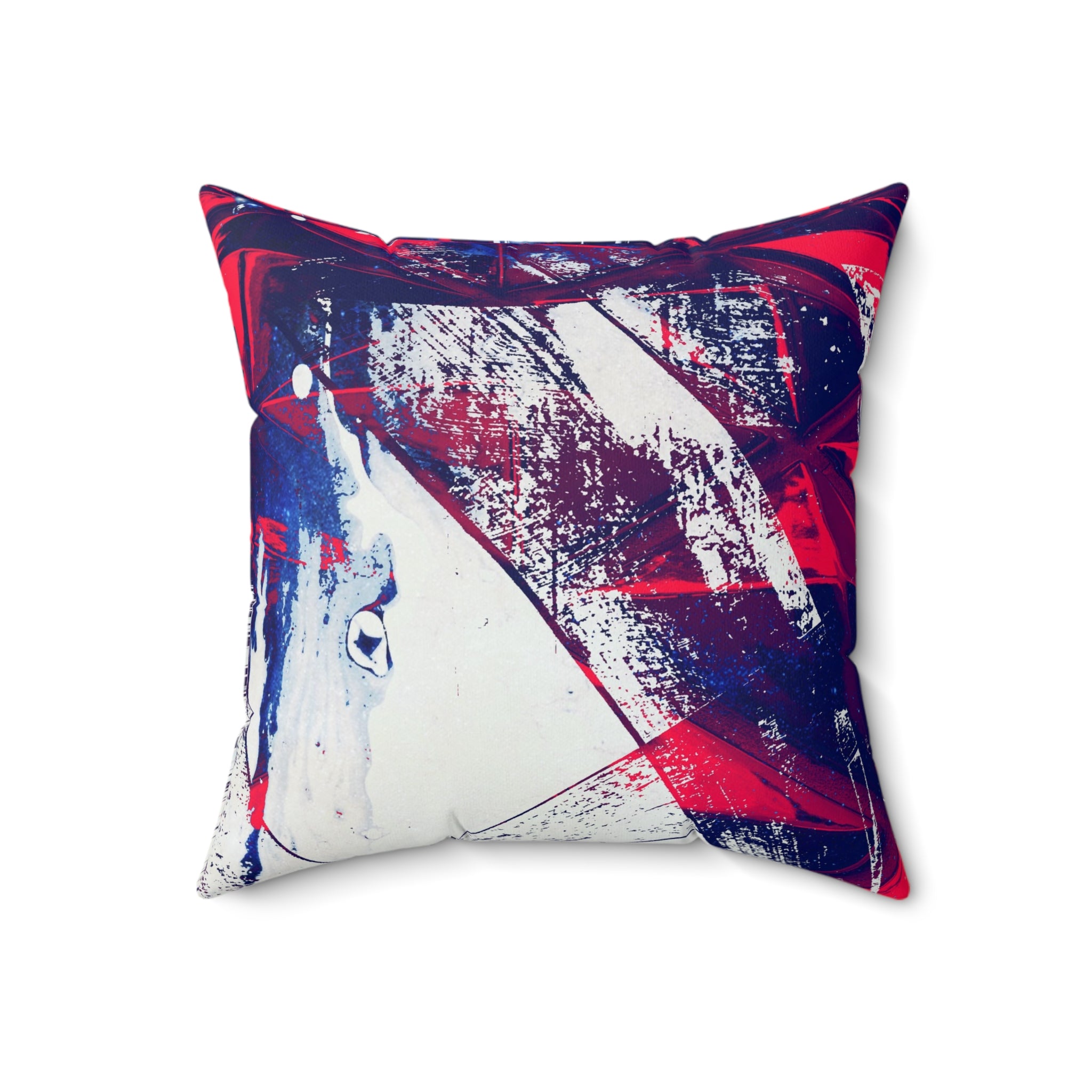 Petty & Powerful - Faux Suede Throw Pillow