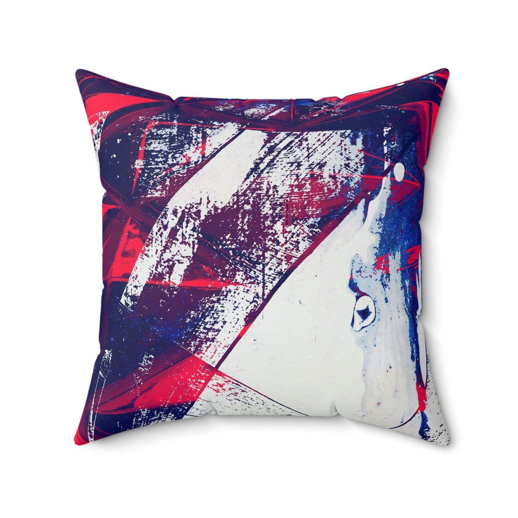 Petty & Powerful - Faux Suede Throw Pillow