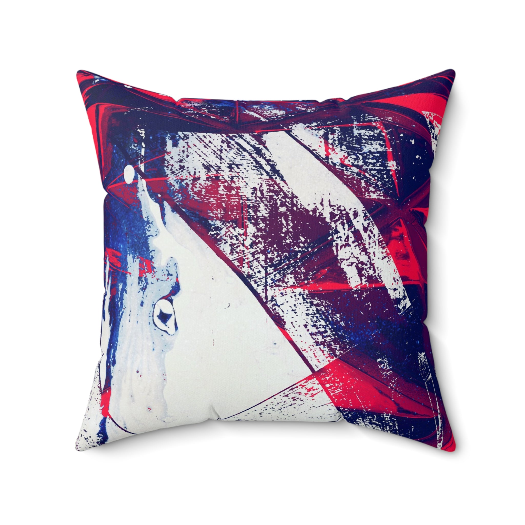 Petty & Powerful - Faux Suede Throw Pillow