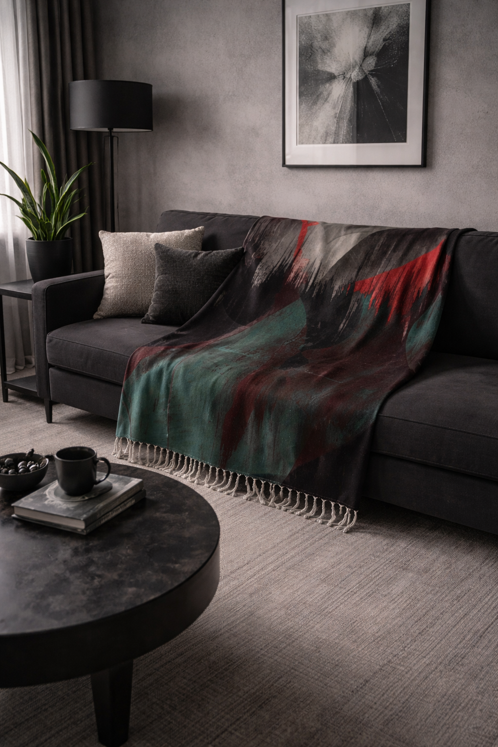 Power Looks Better Soft - Boho Throw Blanket