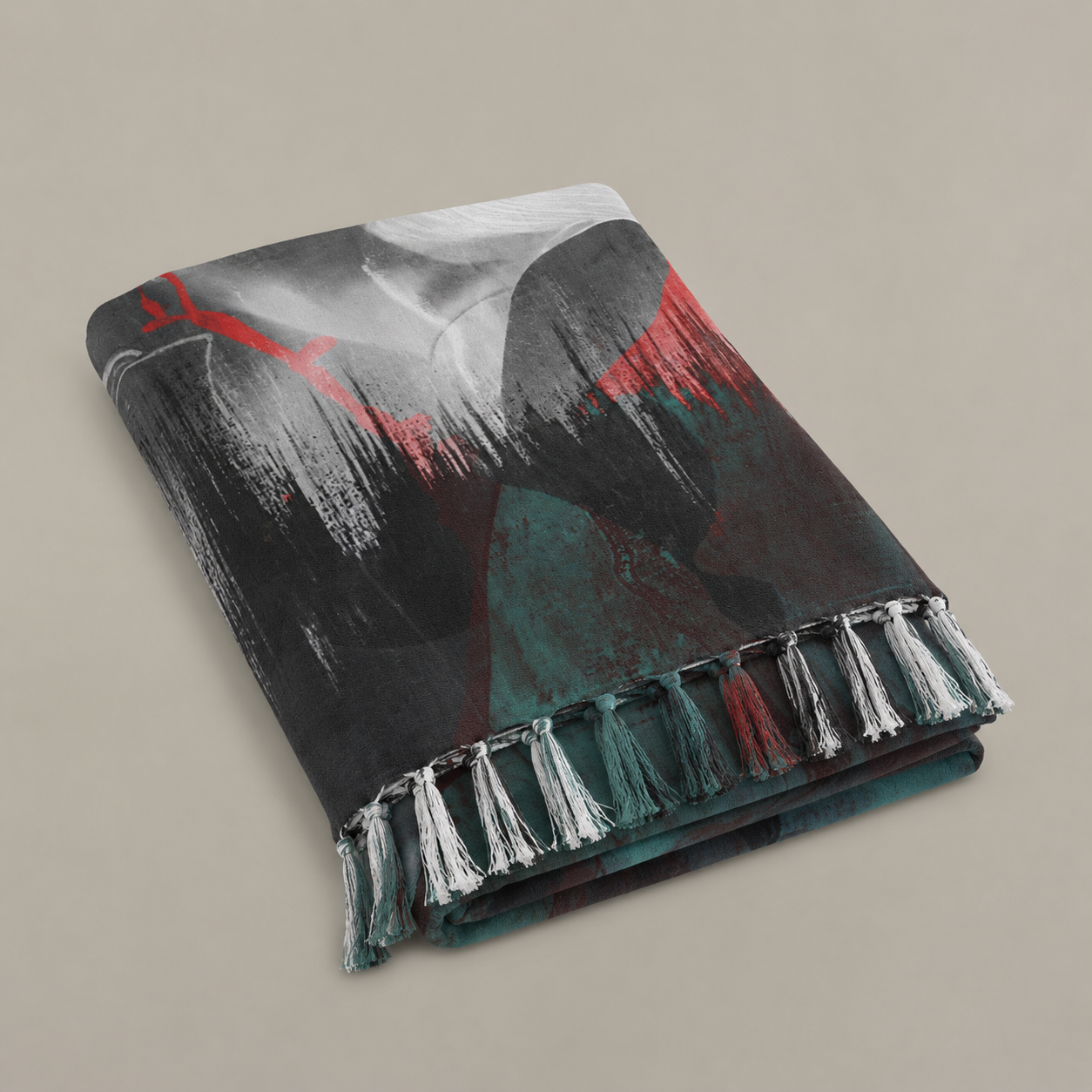 Power Looks Better Soft - Boho Throw Blanket