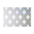 Prep First. Panic Later - Glass Cutting Board