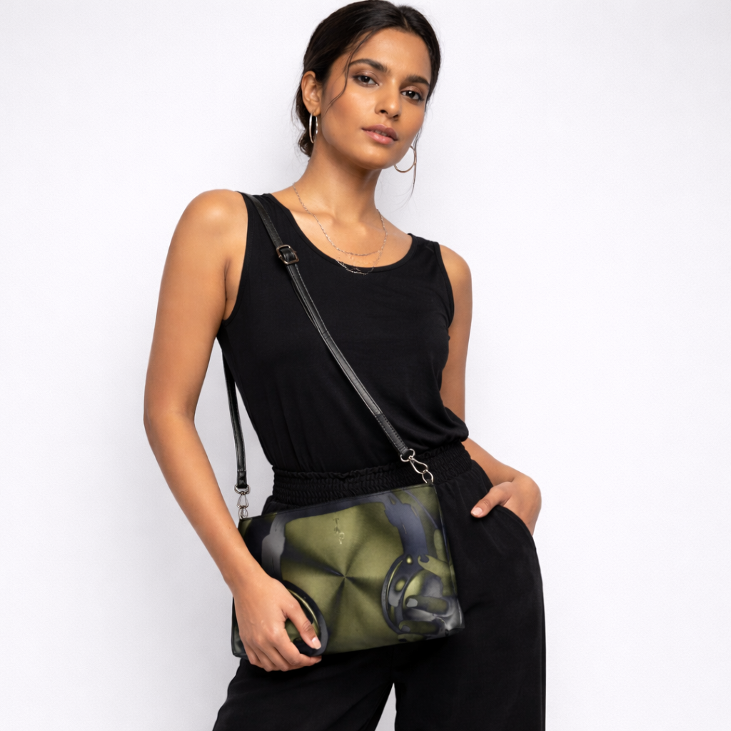 Pressure Play - Leather Crossbody Accessories Bag