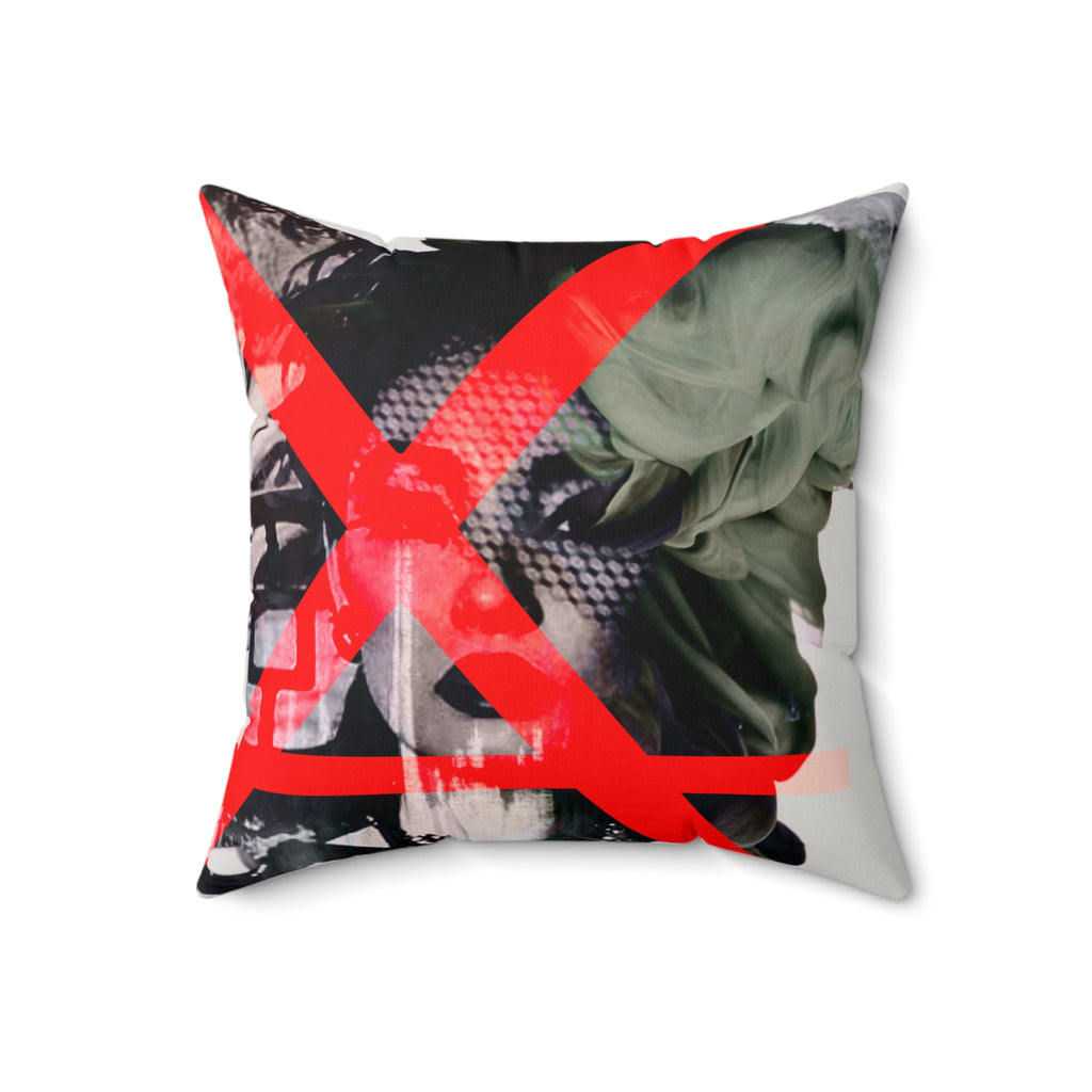 Pretty When I Snap - Faux Suede Throw Pillow