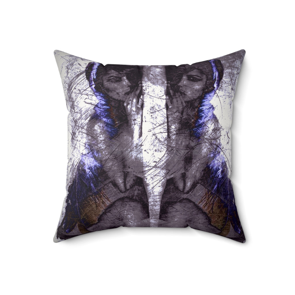Proof of Life - Faux Suede Throw Pillow