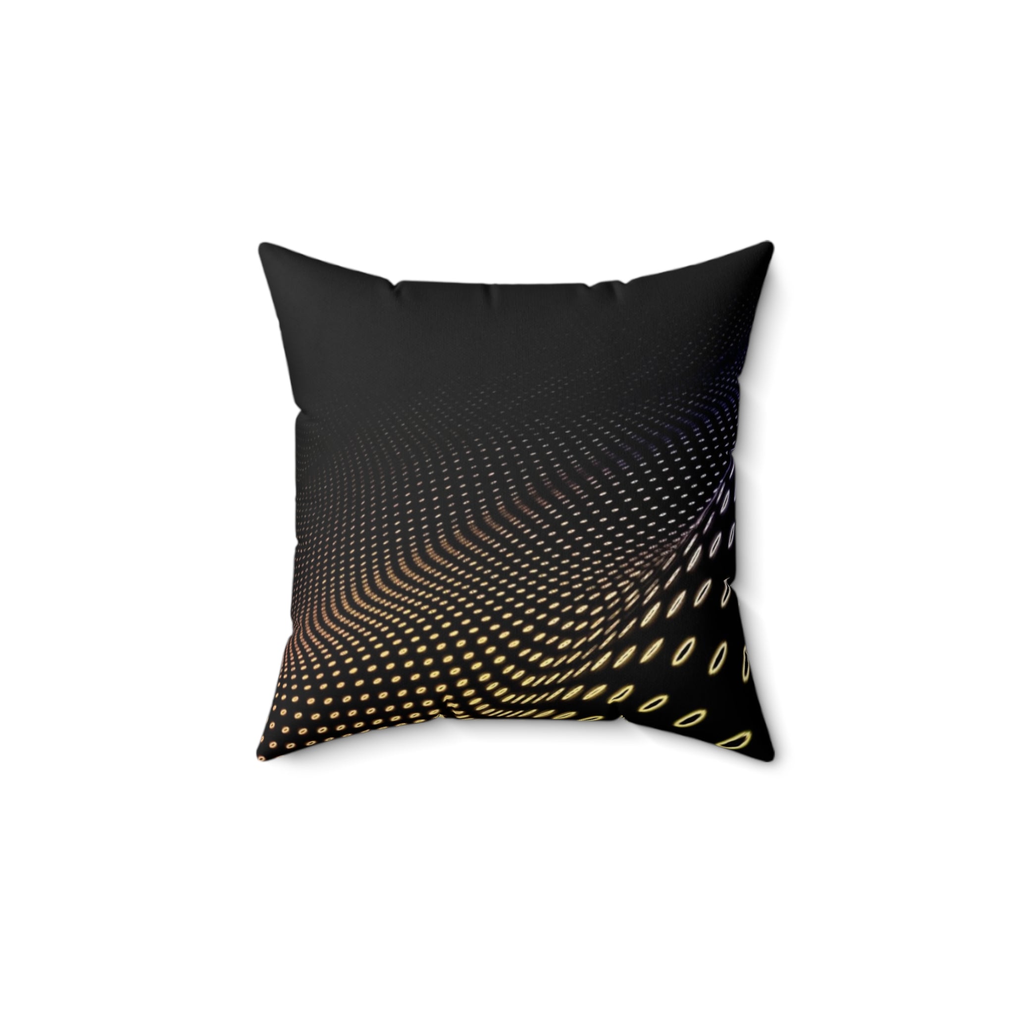 Pulse Matrix - Faux Suede Throw Pillow