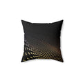 Pulse Matrix - Faux Suede Throw Pillow