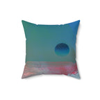 Quiet as a Threat - Faux Suede Throw Pillow