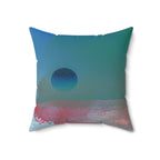 Quiet as a Threat - Faux Suede Throw Pillow