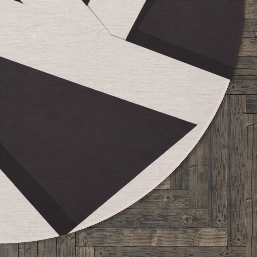 Quite Cut -Round Area Rug