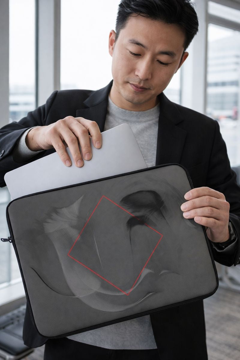 Red Line. Do Not Cross. - Computer/iPad Sleeve