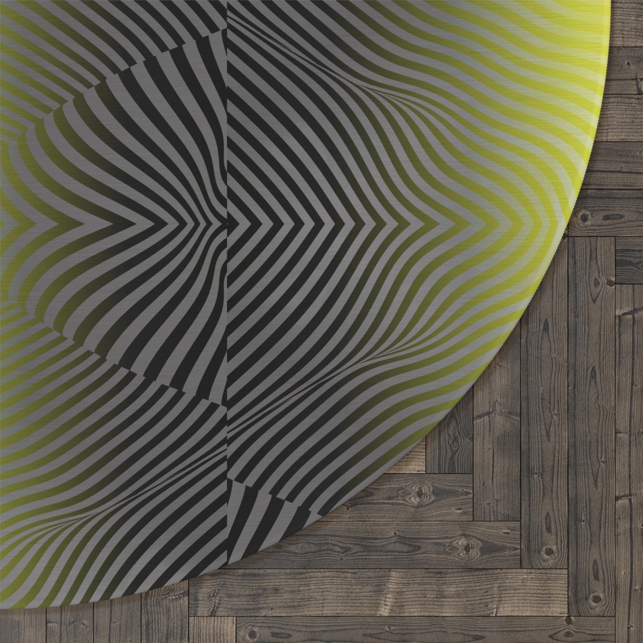 Reframed Reality - Round Area Rug