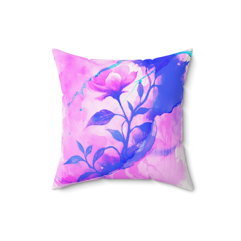 Rooted Replace - Faux Suede Throw Pillow