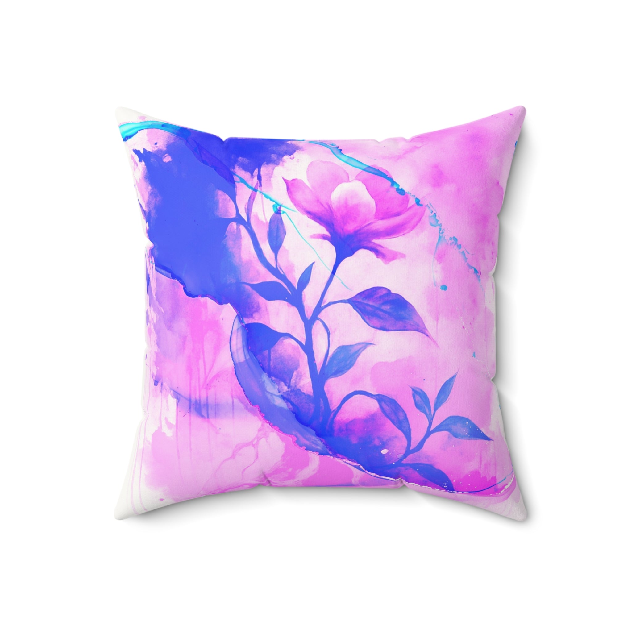 Rooted Replace - Faux Suede Throw Pillow
