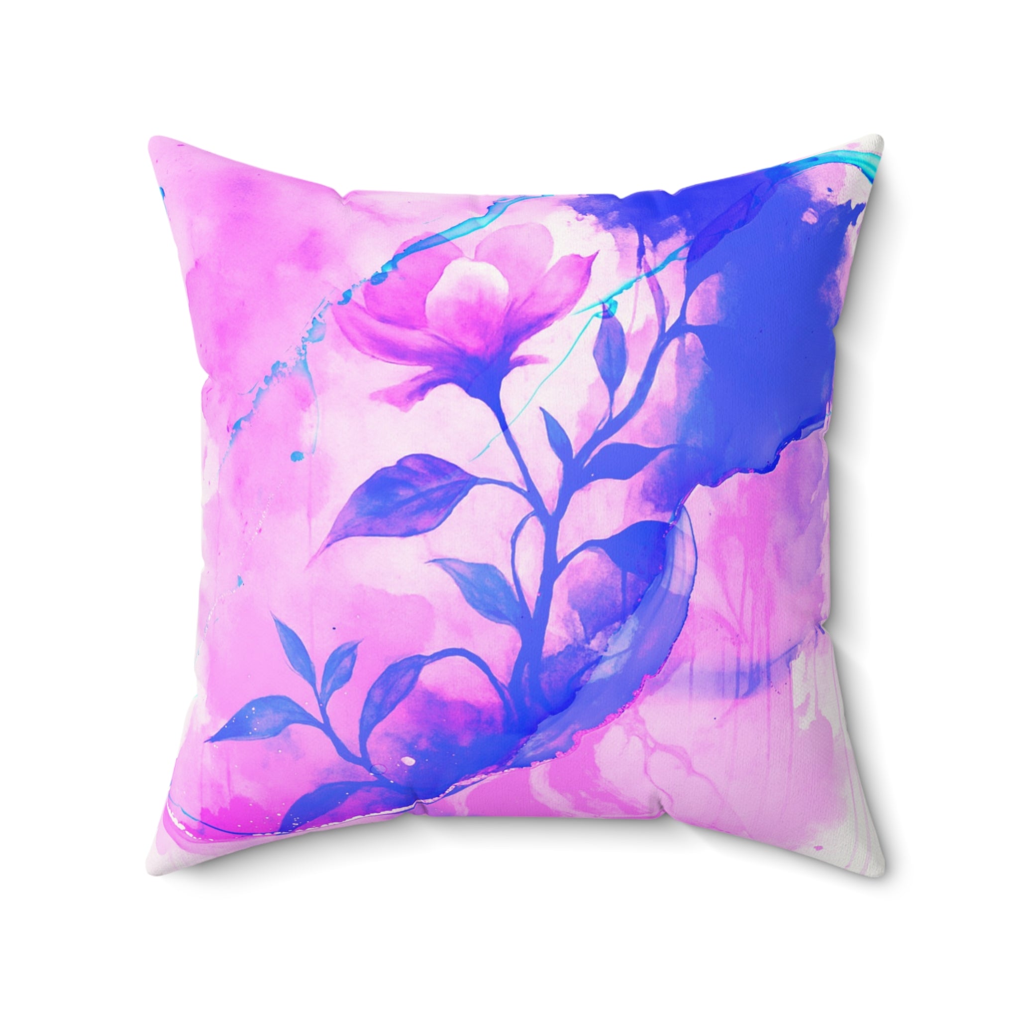 Rooted Replace - Faux Suede Throw Pillow