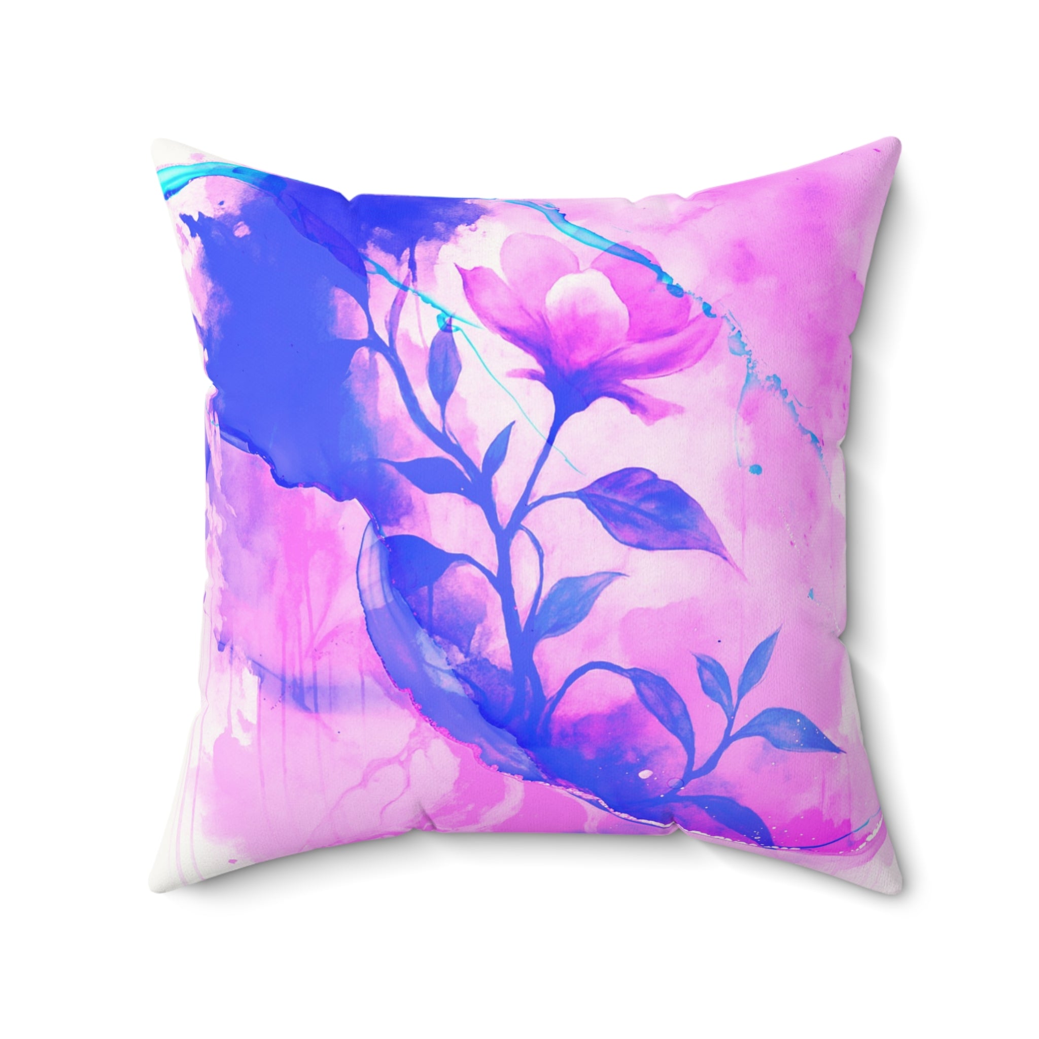 Rooted Replace - Faux Suede Throw Pillow