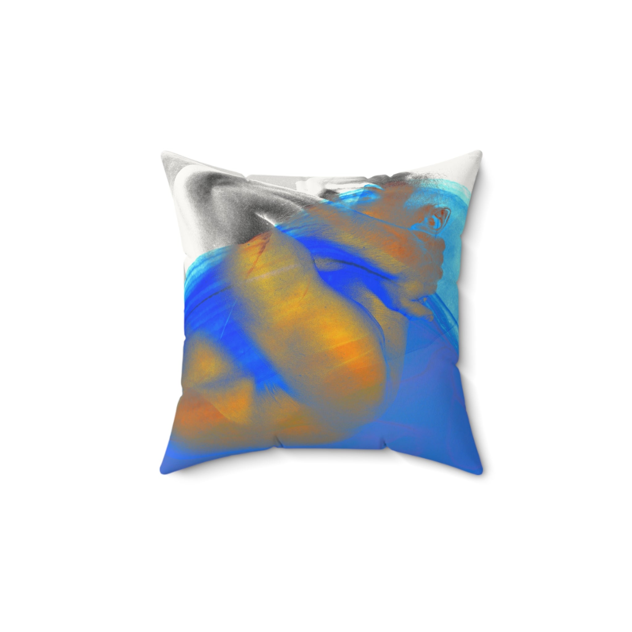 Saturation Point - Faux Suede Throw Pillow
