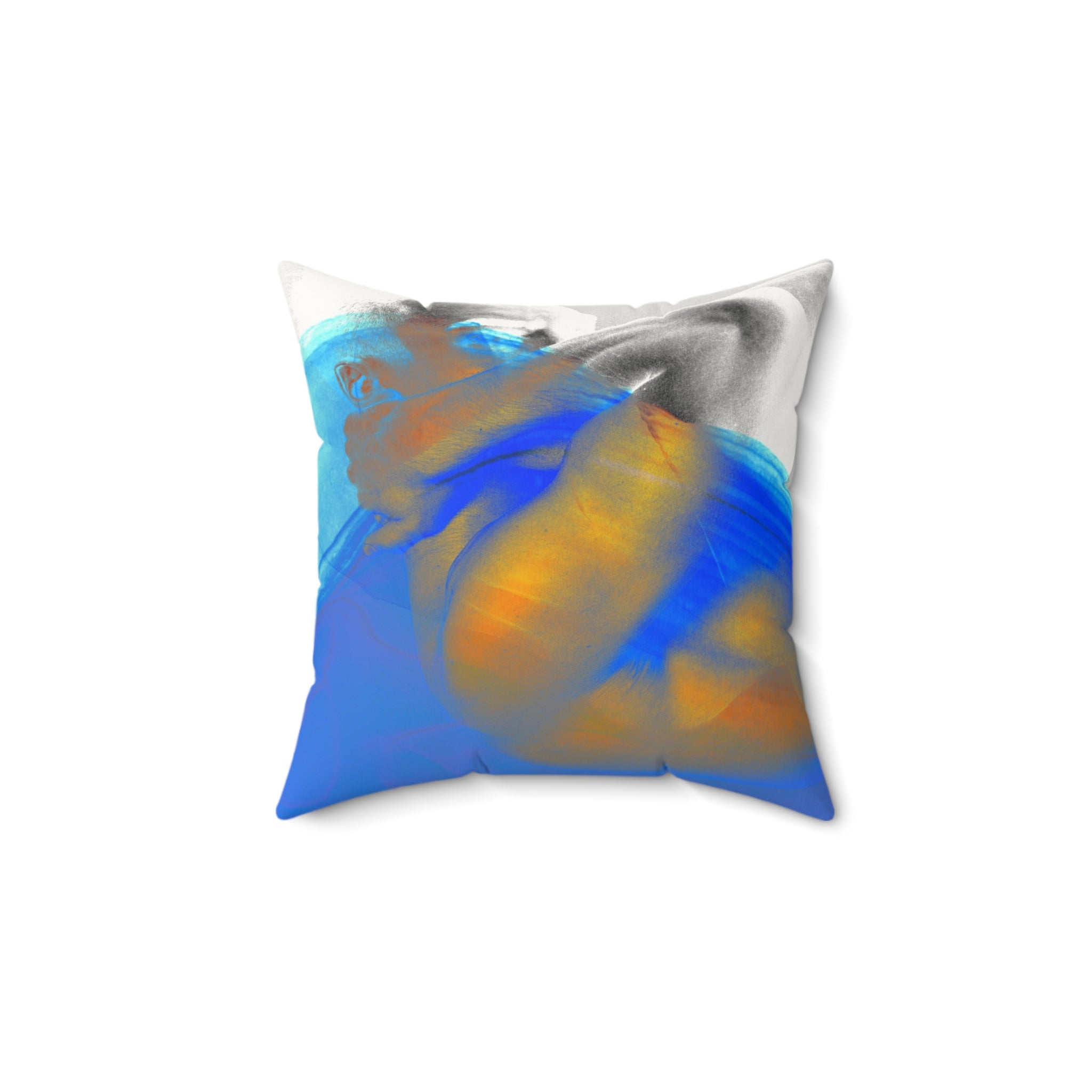 Saturation Point - Faux Suede Throw Pillow