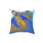 Saturation Point - Faux Suede Throw Pillow