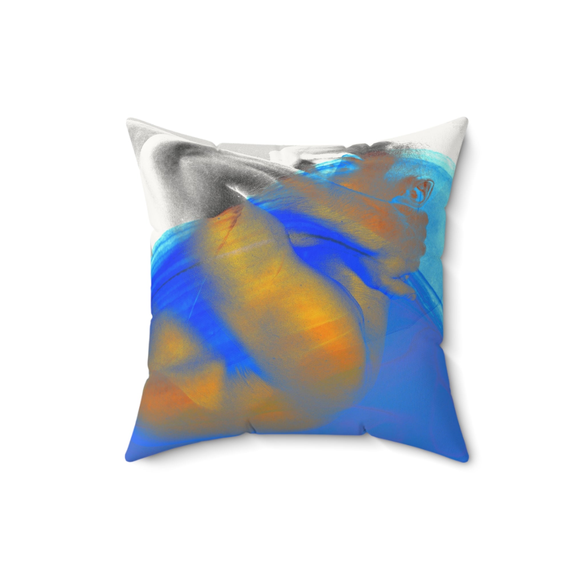 Saturation Point - Faux Suede Throw Pillow