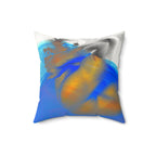 Saturation Point - Faux Suede Throw Pillow