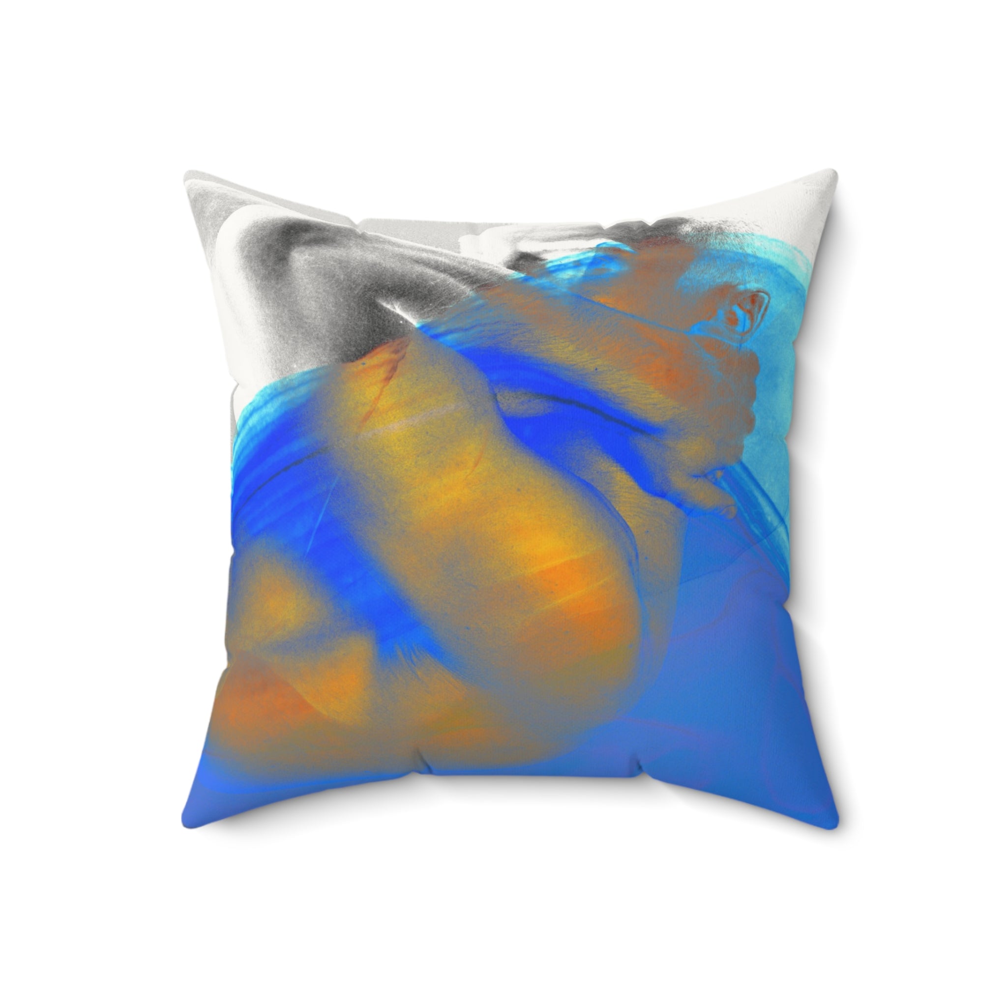 Saturation Point - Faux Suede Throw Pillow
