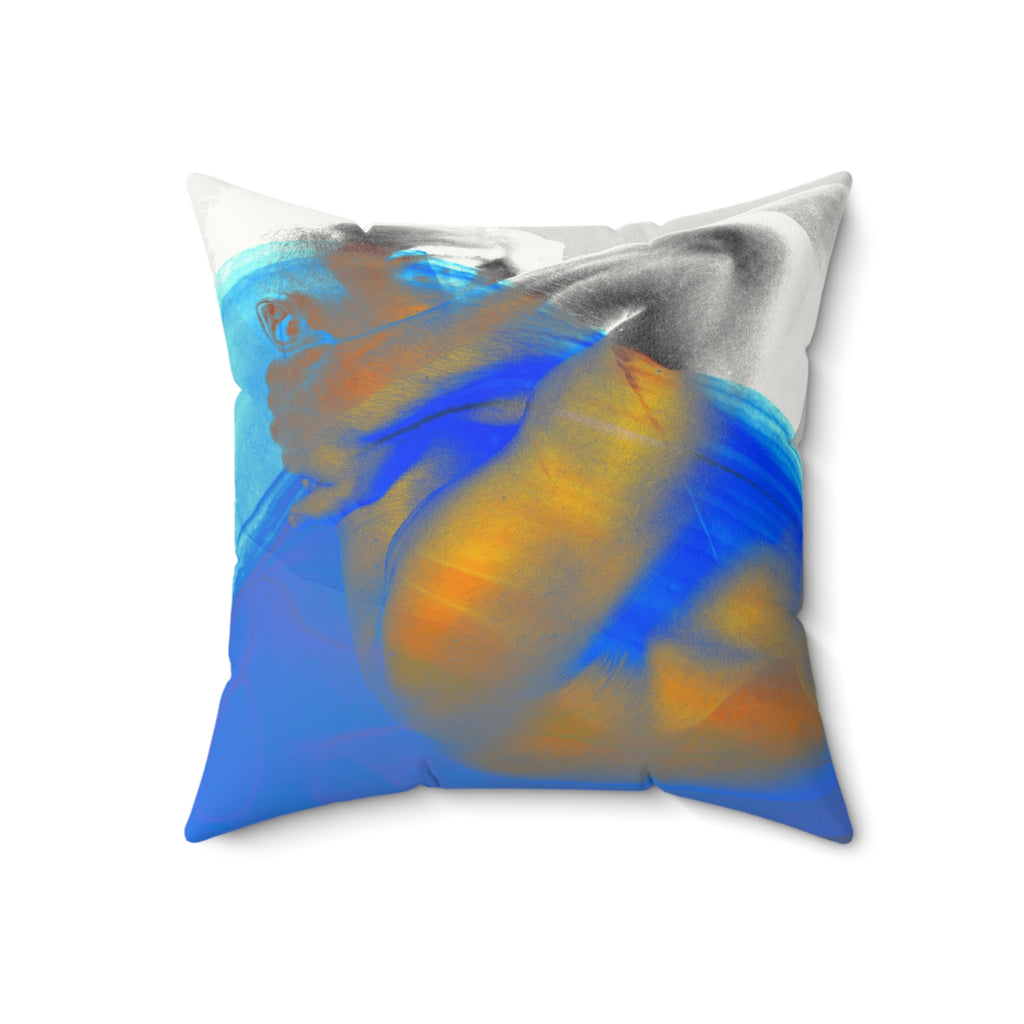 Saturation Point - Faux Suede Throw Pillow