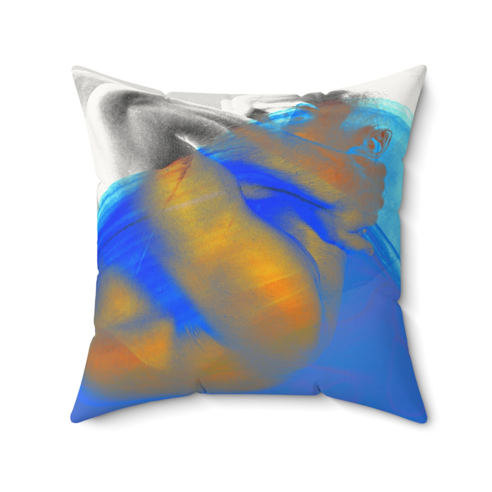 Saturation Point - Faux Suede Throw Pillow