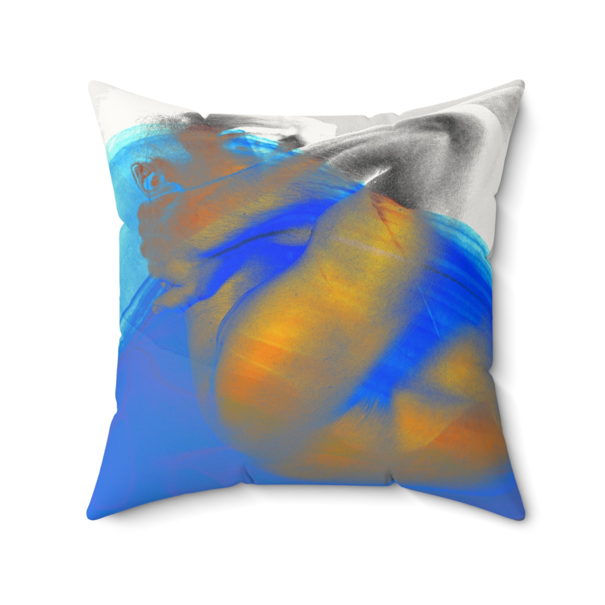 Saturation Point - Faux Suede Throw Pillow