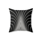 Sharp Edges, Soft Landings - Faux Suede Throw Pillow