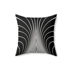 Sharp Edges, Soft Landings - Faux Suede Throw Pillow