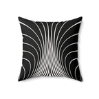 Sharp Edges, Soft Landings - Faux Suede Throw Pillow