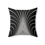 Sharp Edges, Soft Landings - Faux Suede Throw Pillow