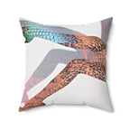 She Down - Faux Suede Throw Pillow