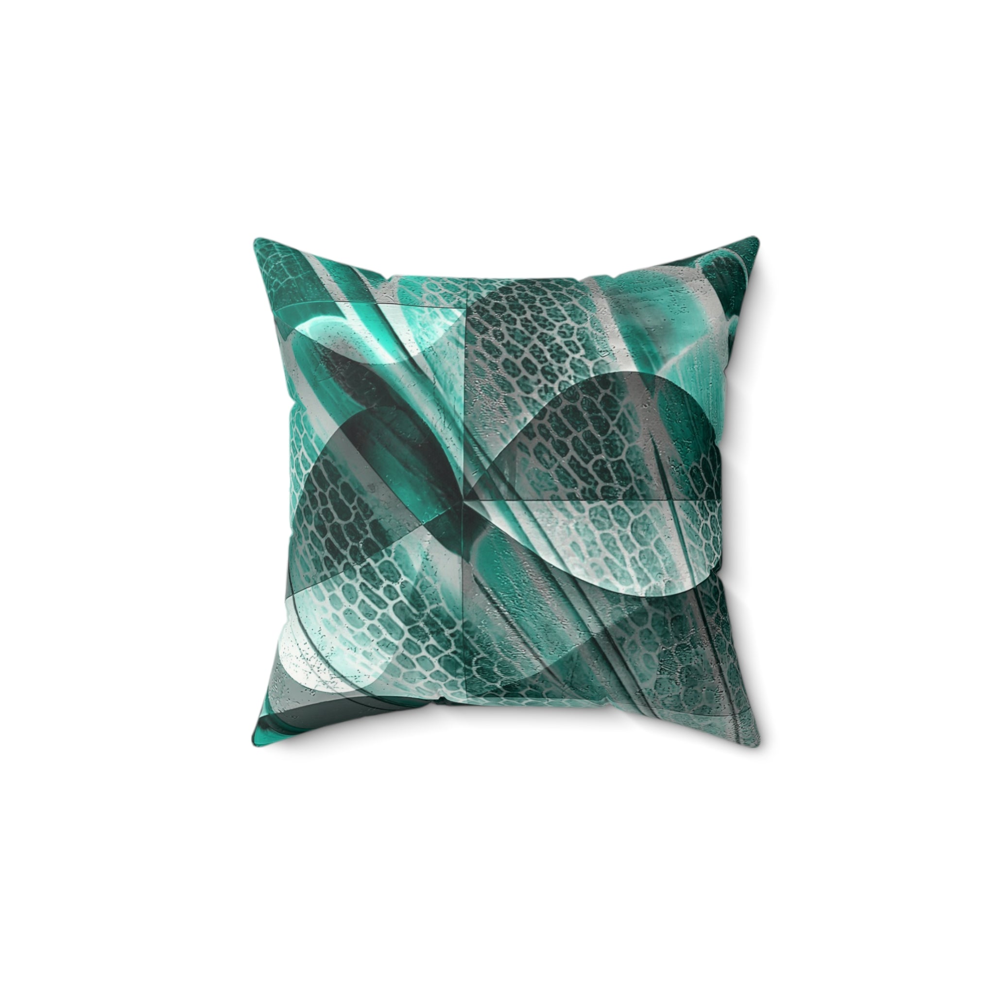 Shed Skin - Faux Suede Throw Pillow