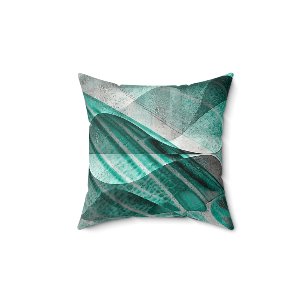 Shed Skin - Faux Suede Throw Pillow