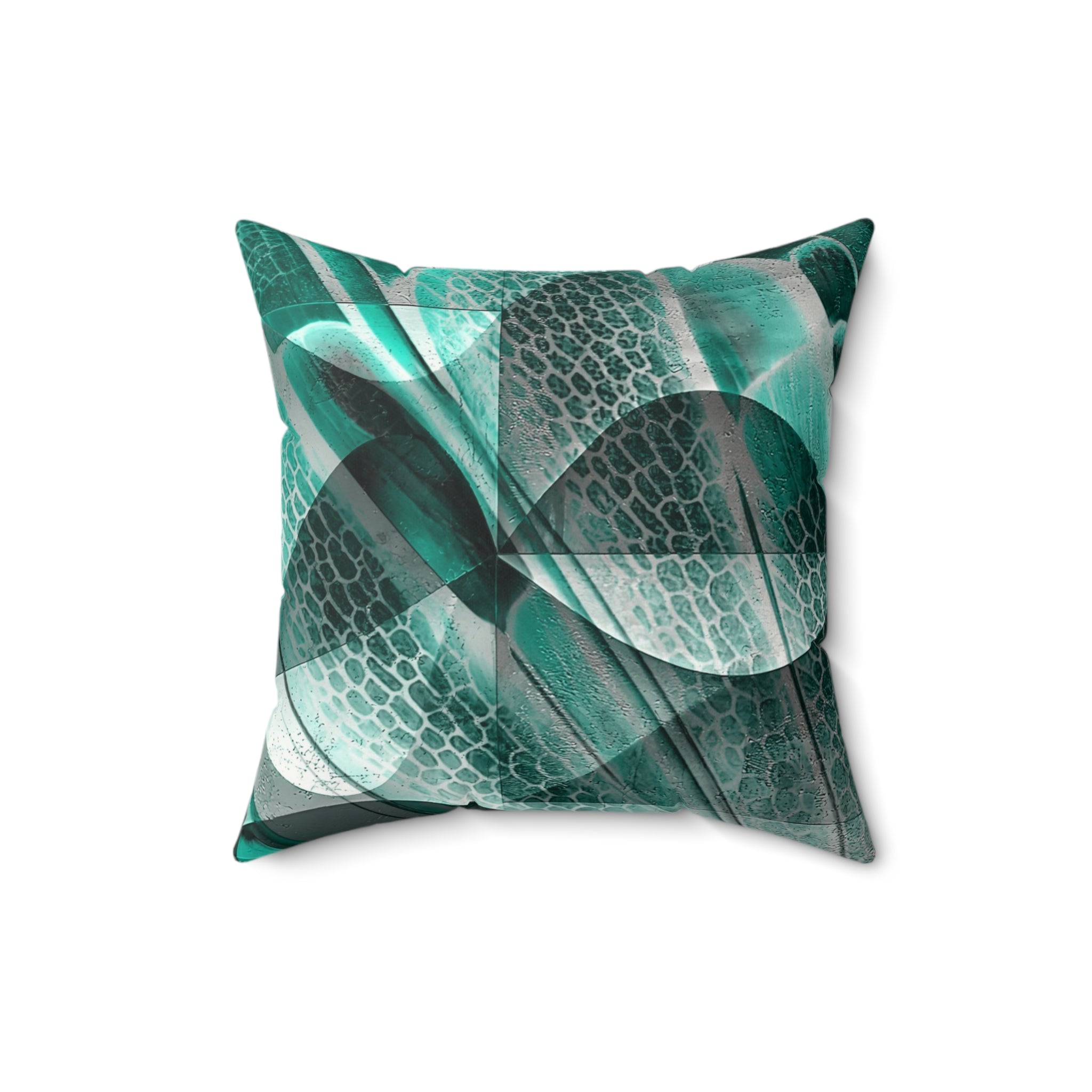 Shed Skin - Faux Suede Throw Pillow