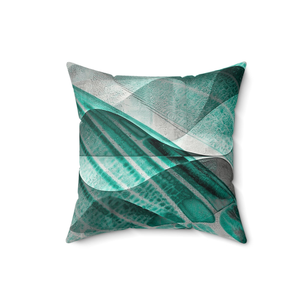Shed Skin - Faux Suede Throw Pillow