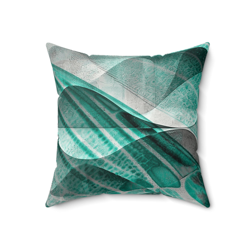 Shed Skin - Faux Suede Throw Pillow