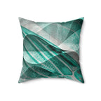 Shed Skin - Faux Suede Throw Pillow