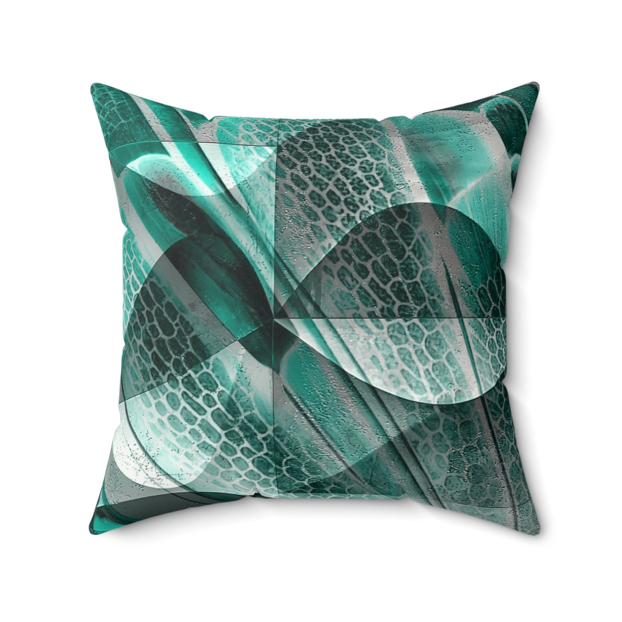 Shed Skin - Faux Suede Throw Pillow