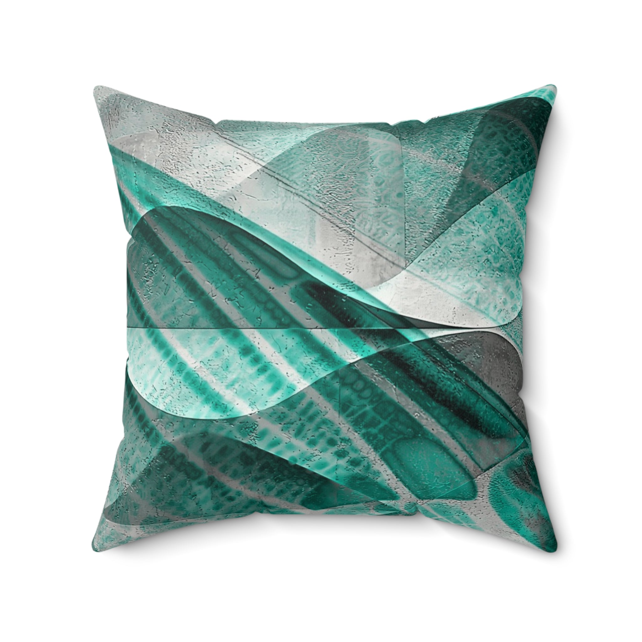 Shed Skin - Faux Suede Throw Pillow
