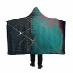 Signal in the Static - Hooded Sherpa Blanket