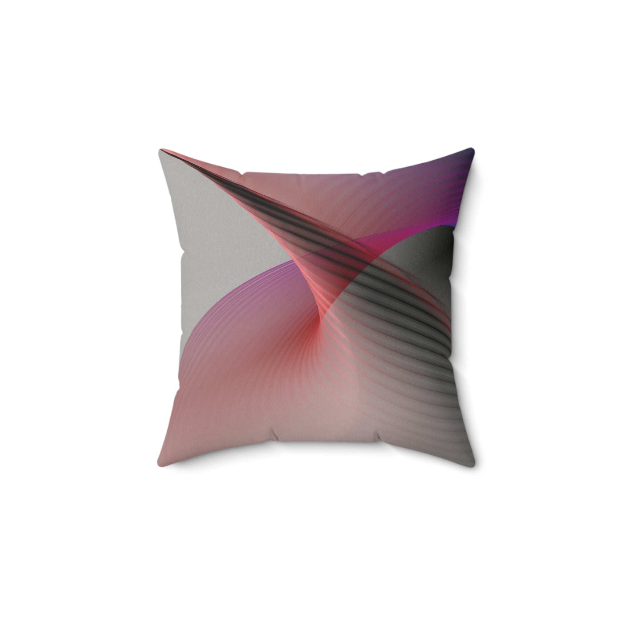 Silken Havoc - Faux Suede Throw Pillow