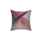 Silken Havoc - Faux Suede Throw Pillow