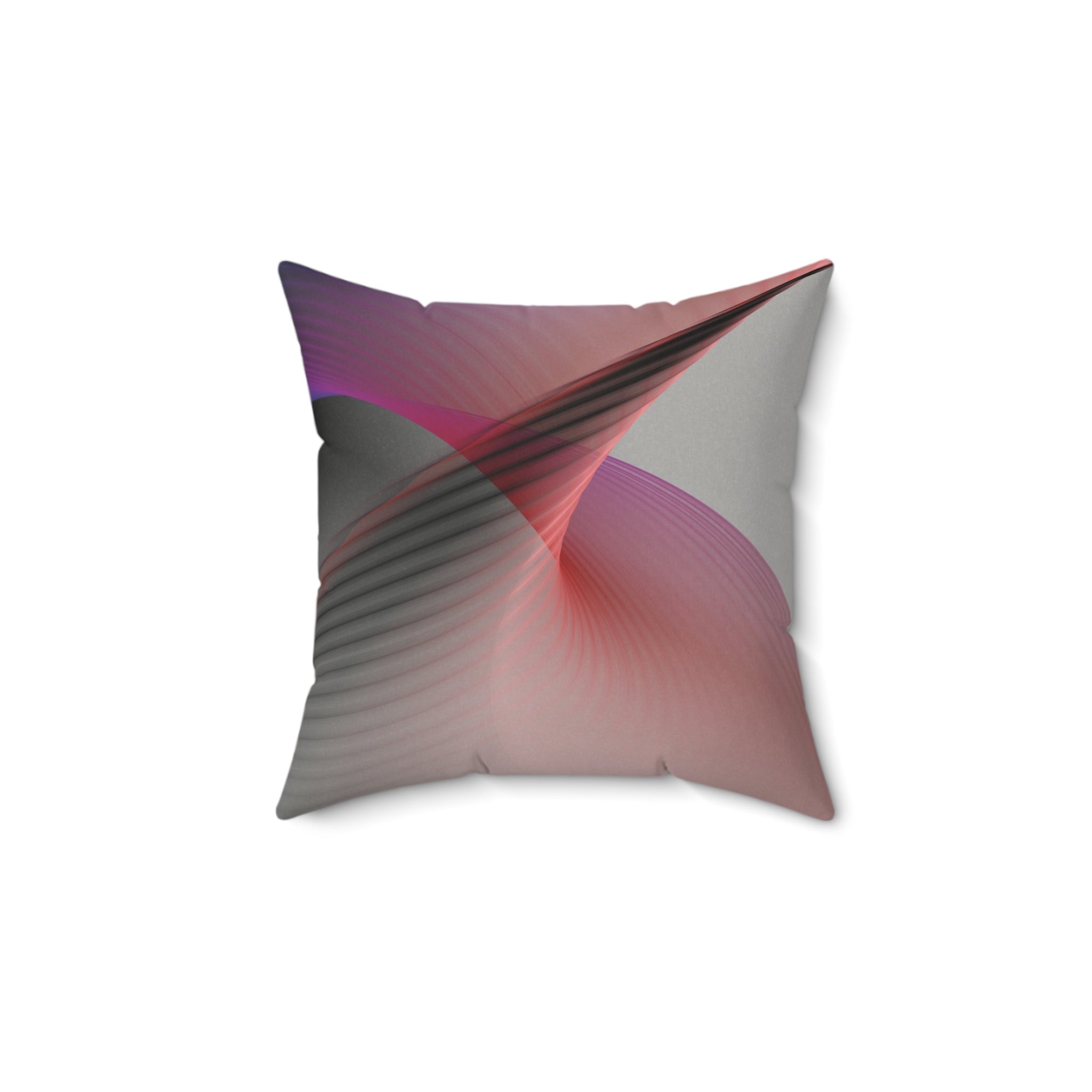 Silken Havoc - Faux Suede Throw Pillow