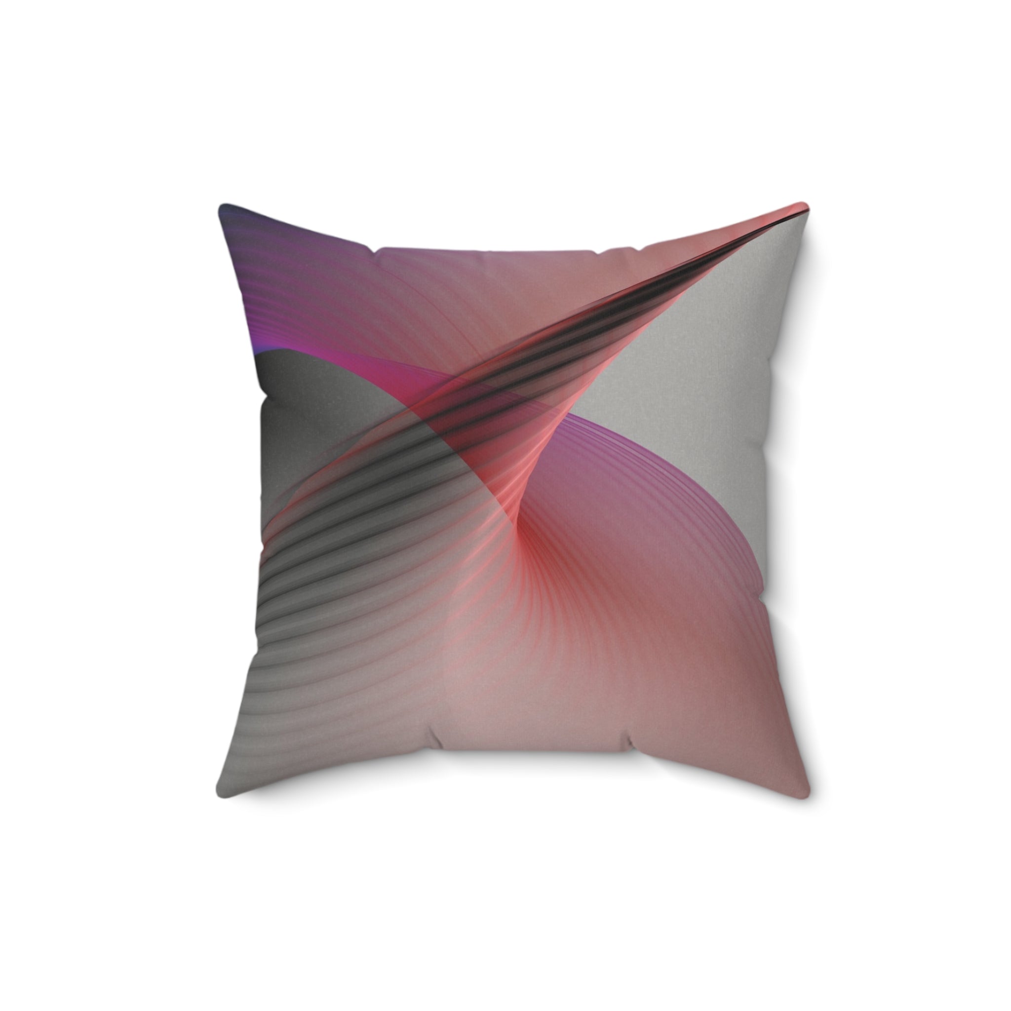 Silken Havoc - Faux Suede Throw Pillow