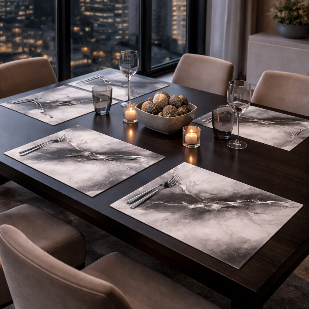 Silver Strata - Placemat Set (4)