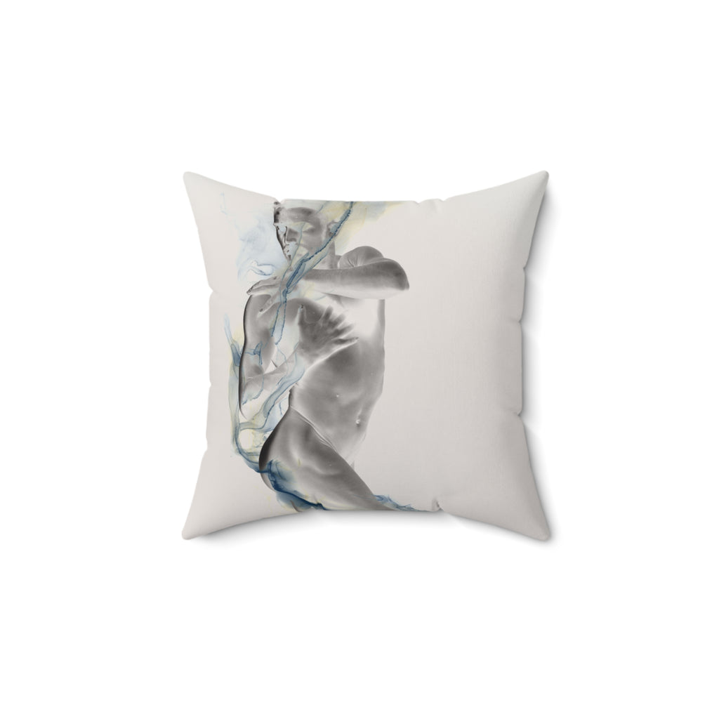 Smoke, Then Rise - Faux Suede Throw Pillow