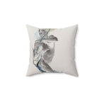 Smoke, Then Rise - Faux Suede Throw Pillow